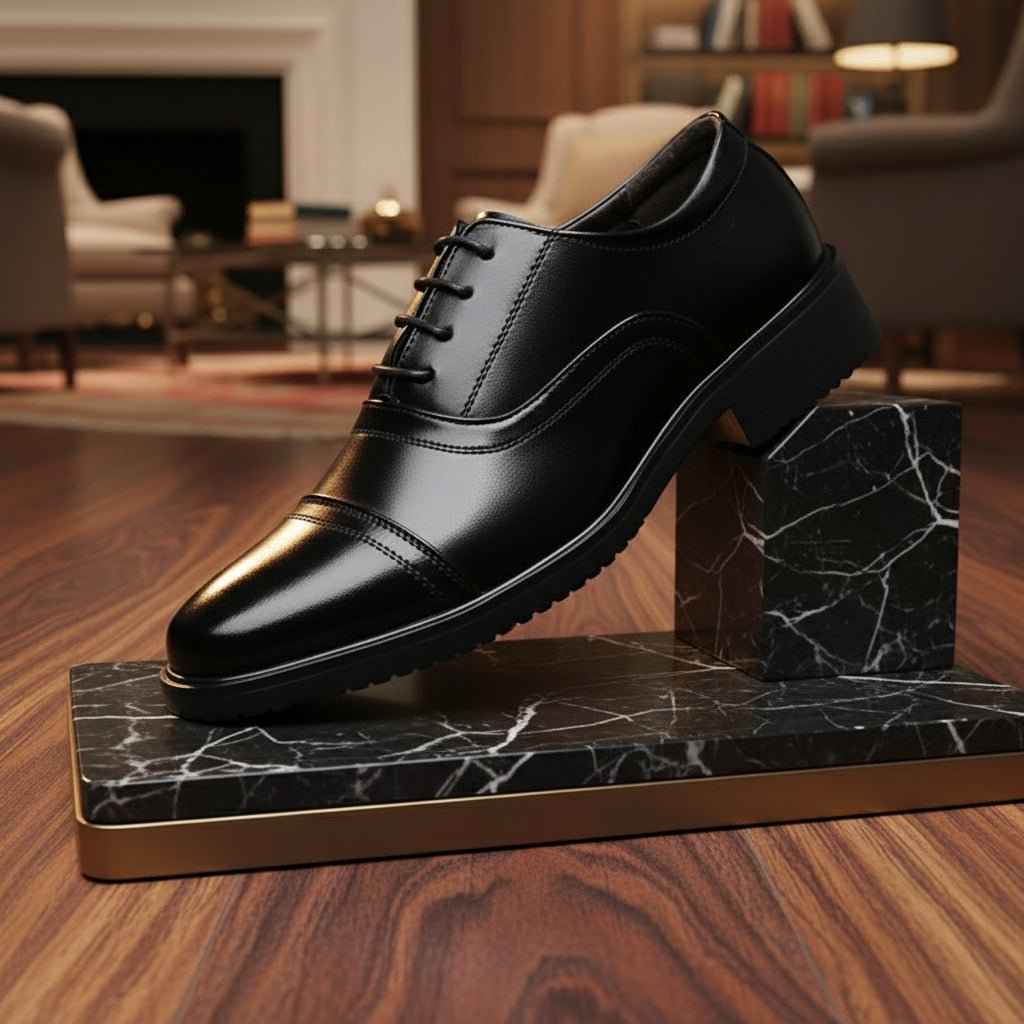 Chaussures Oxford Homme Cuir Noir - Richelieu Formelles Business Élégantes