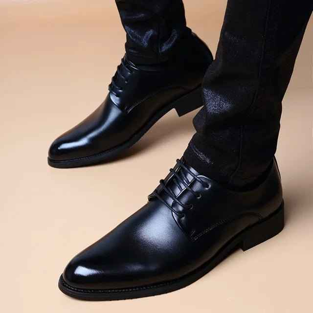 Chaussures Richelieu Cuir Homme - Modèle Rehaussant Style Anglais