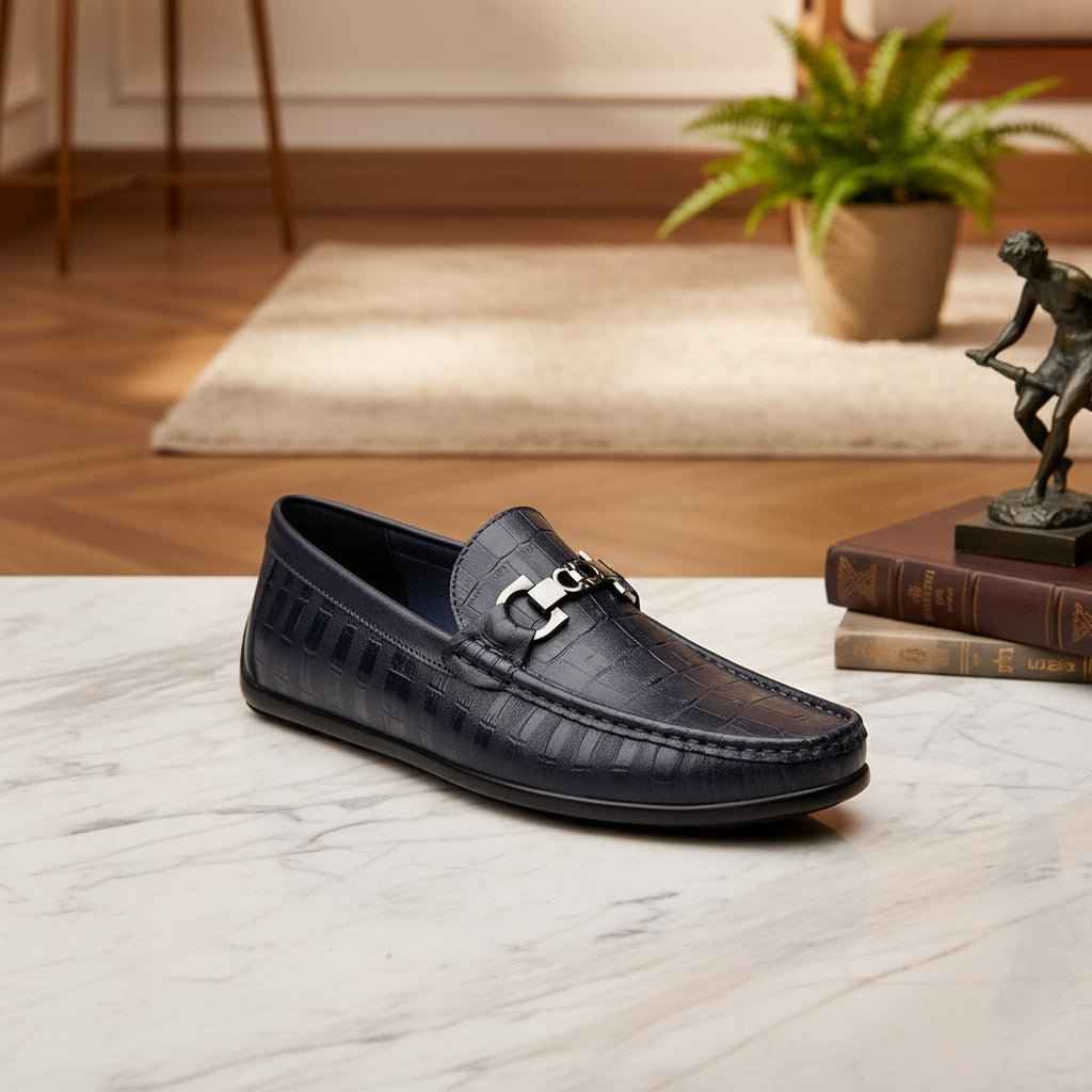 Mocassins Cuir Homme Élégants et Confortables pour le Bureau