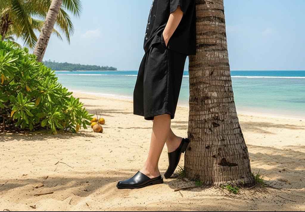 Mules Homme Cuir Véritable - Élégance Moderne et Confort Inégalé