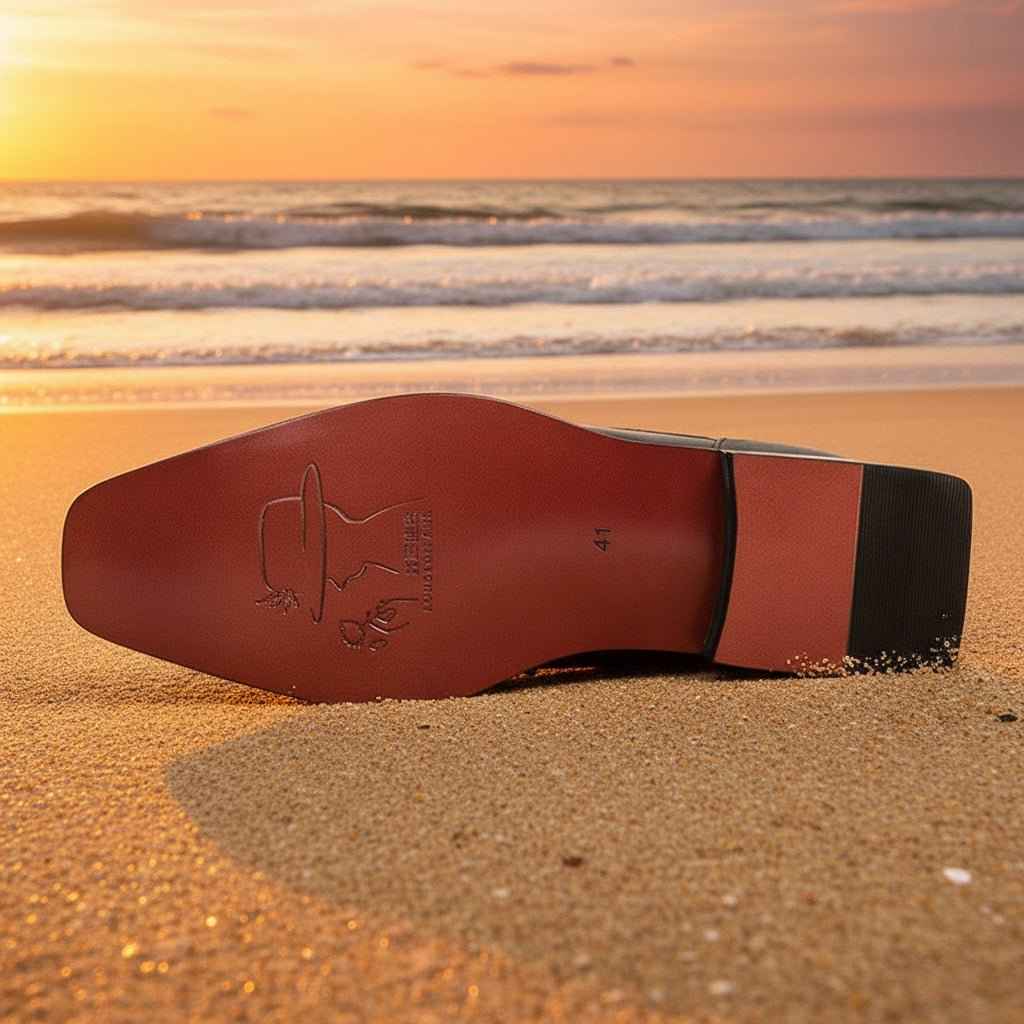 Mules Homme Cuir Véritable - Élégance Moderne et Confort Inégalé