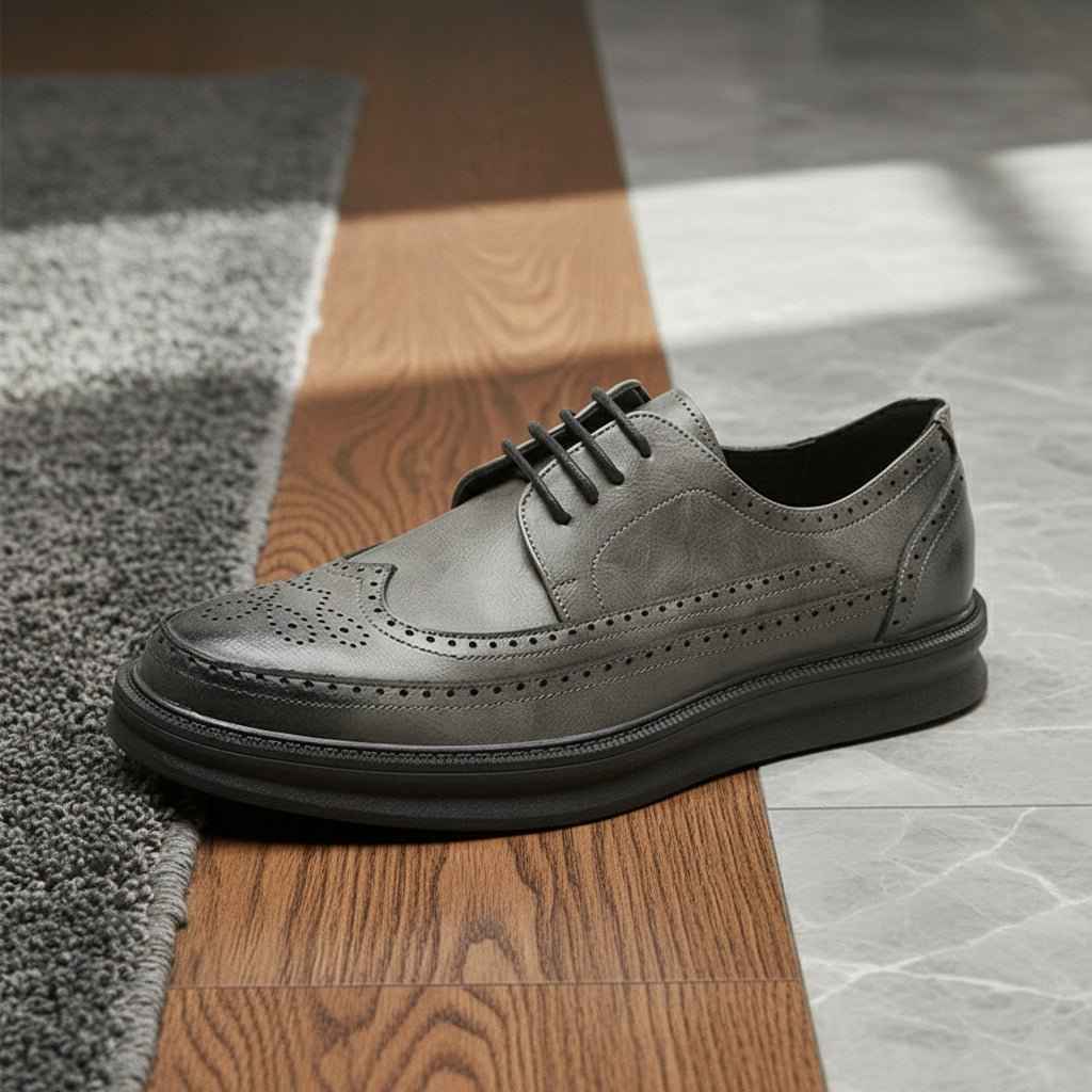 Oxford Brogue Homme Cuir - Chaussures Confort