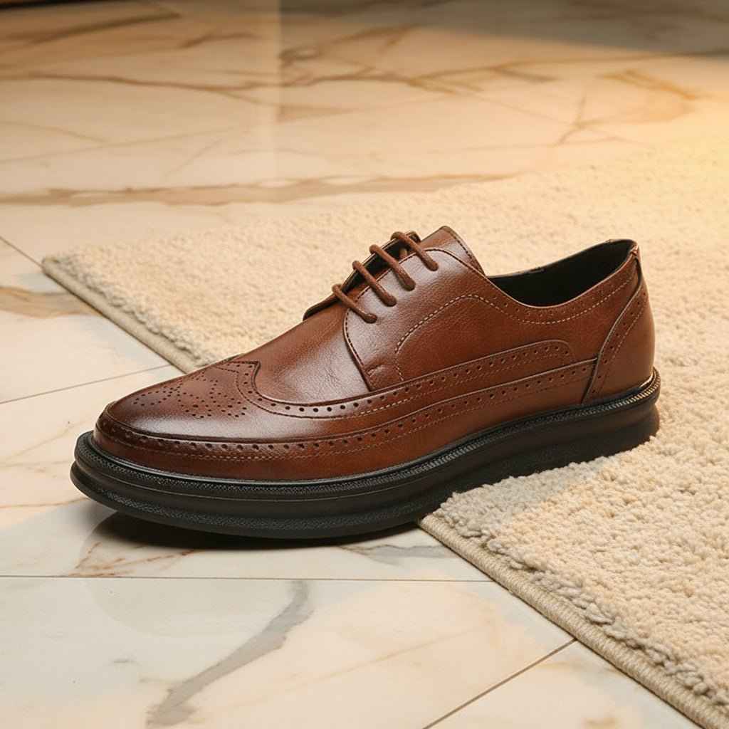 Oxford Brogue Homme Cuir - Chaussures Confort