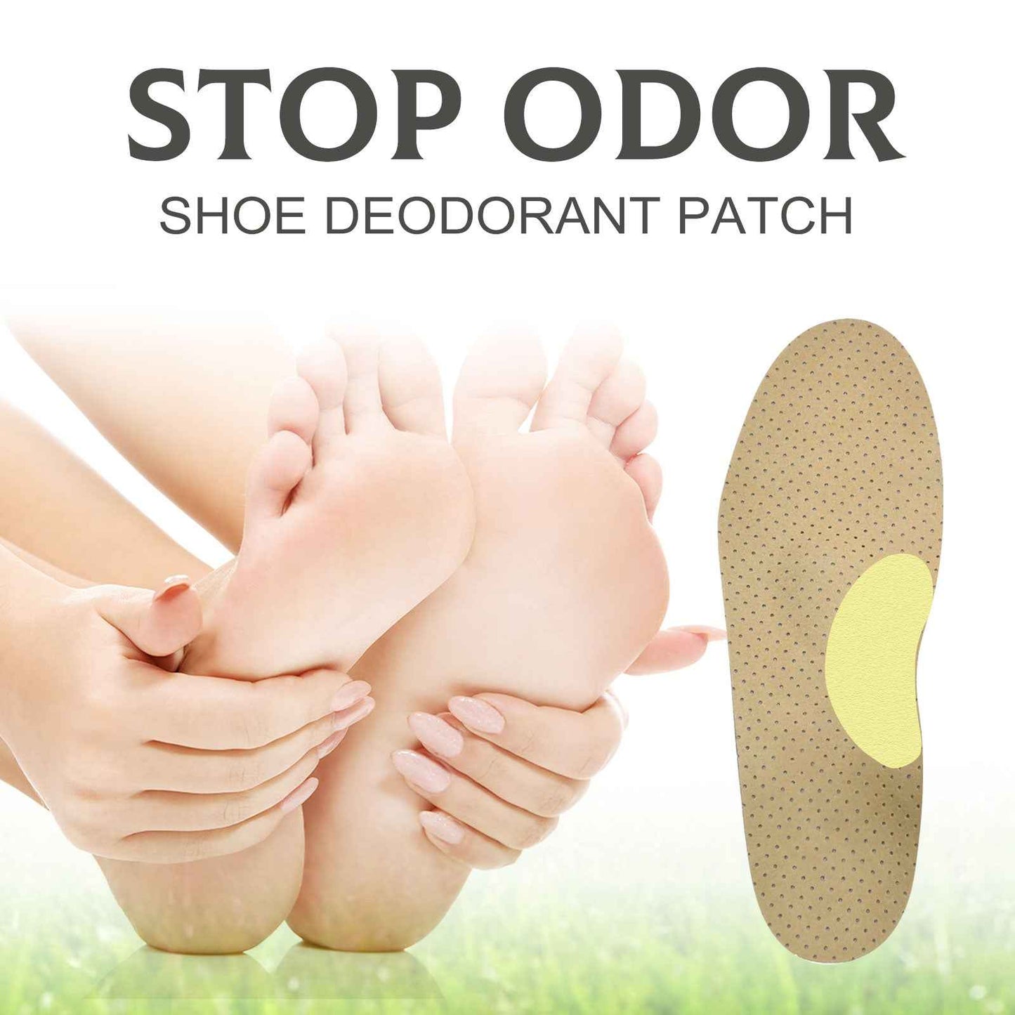 Patch déodorant chaussures anti-odeur - Absorbeur humidité fraîcheur semelle