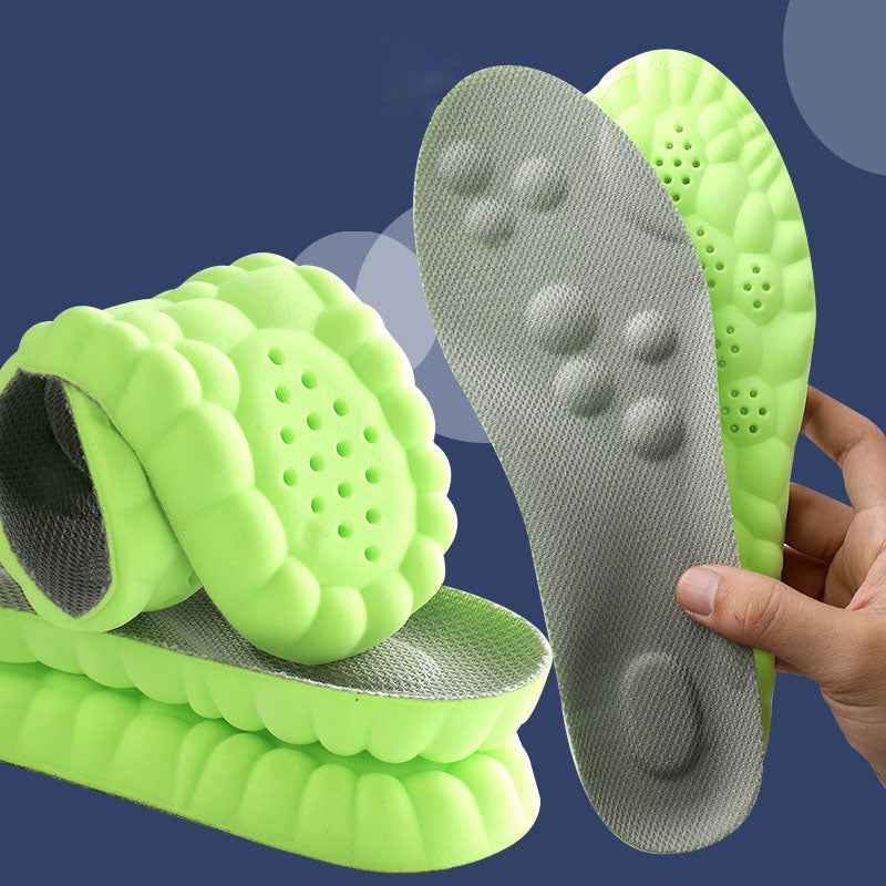 semelle chaussures sport massage 4D confort - Coussin air PU ultra-doux respirant unisexe