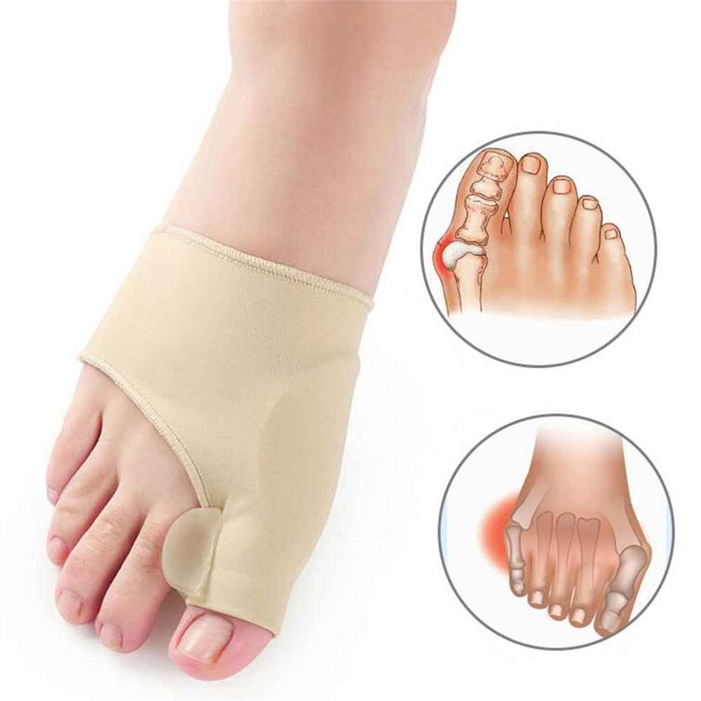 Séparateur orteils hallux valgus soin - Correcteur oignon orthopédique gel silicone