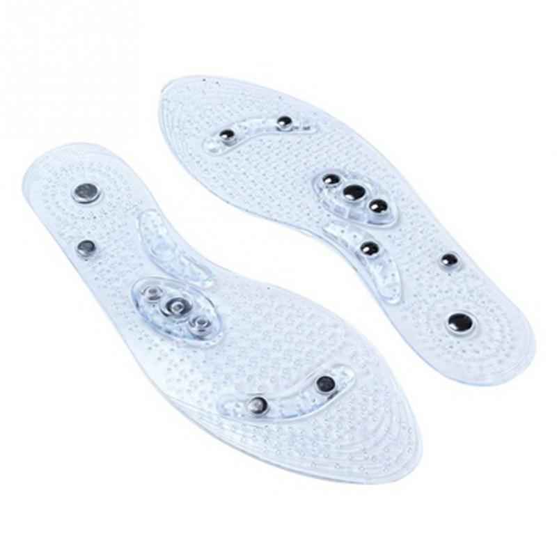 semelle chaussures magnétique silicone transparente - Massage Anti-Fatigue Unisexe