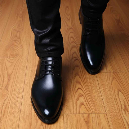 Chaussures Richelieu Cuir Homme - Modèle Rehaussant Style Anglais