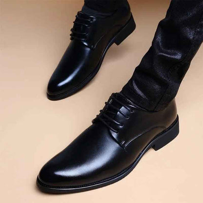 Chaussures Richelieu Cuir Homme - Modèle Rehaussant Style Anglais
