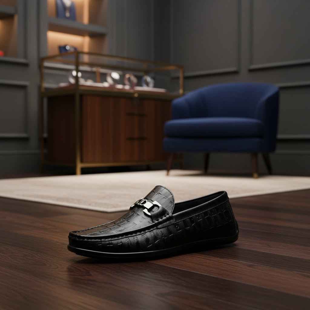 Mocassins Cuir Homme Élégants et Confortables pour le Bureau