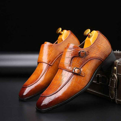 Mocassins Homme Cuir Crocodile - élégance pour vos soirées et affaires