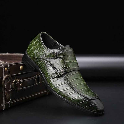 Mocassins Homme Cuir Crocodile - élégance pour vos soirées et affaires