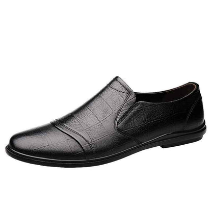 Mocassins Homme Cuir Véritable - Chaussures Casual Confort - Plate