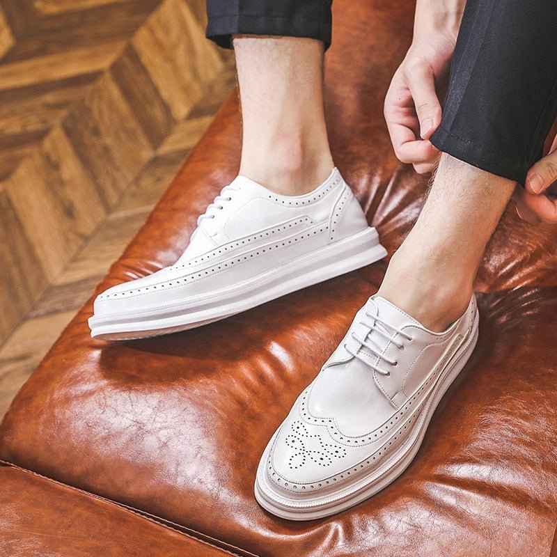 Oxford Brogue Homme Cuir - Chaussures  Confort