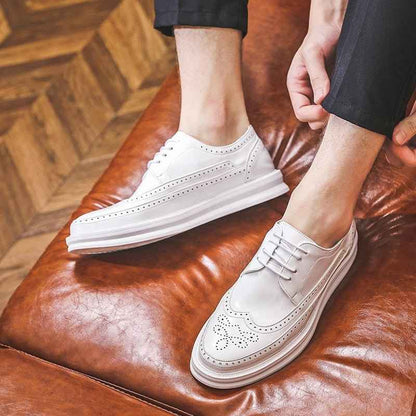 Oxford Brogue Homme Cuir - Chaussures  Confort