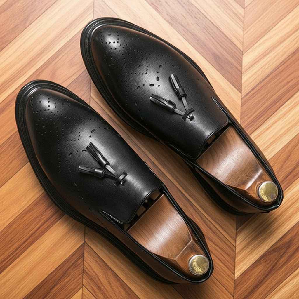 Oxford Homme Cuir Véritable - Chaussures Brogue Élégantes pour le Business