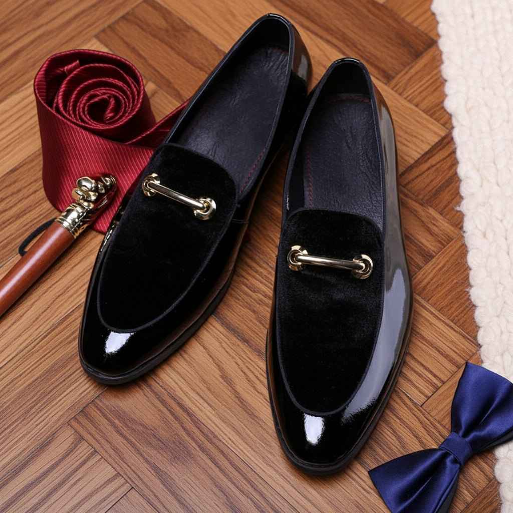 Oxford Homme Cuir Verni Luxe - Chaussures  Italien Grandes Tailles